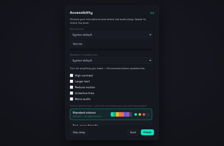 Live accessibility previews